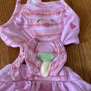 Le Top - Pink “Cat” Toddler bathing suit